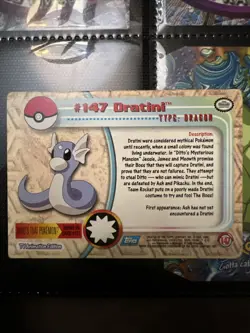 #147 Dratini Topps Series 3 Pokemon Card - Image 4