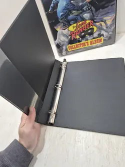 Lot of 2 Vintage The Lone Ranger Collector's Album 3 Ring Binder for Cards Dart - Image 2