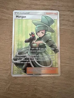 Pokemon TCG Holo Ultra Rare Full Art Morgan Trainer Card 178/181 - Image 1