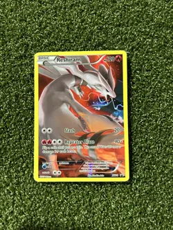 Pokemon Reshiram XY74 Full Art Black Star Promo Holo TCG Card 2015 MP - Image 1