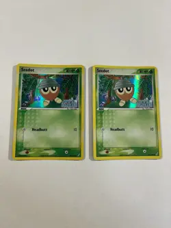Seedot 60/100 LP Reverse Holo Stamped Pokemon TCG Card ex Crystal Guardians X2 - Image 1