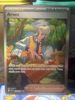 Pokemon TCG Arven Scarlet & Violet Base Set Trainer Card 249/198 Holo - Image 1