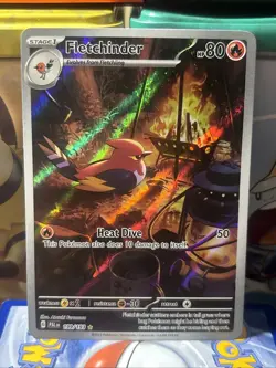 Pokemon Fletchinder TCG Scarlet & Violet Paldea Evolved Card 199/193 - Image 1