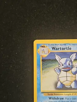 Pokemon TCG Wartortle Base Set Unlimited Uncommon Card 42/102 LP - Image 3