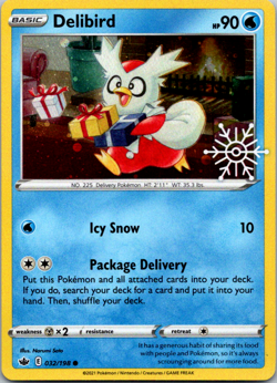 Delibird - (Holiday Calendar) 032/198 Miscellaneous Cards & Products Holo NM - Image 1