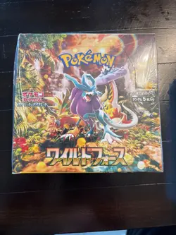 POKEMON CARD BOOSTER BOX WILD FORCE SV5K SCARLET & VIOLET JAPANESE NEW SEALED - Image 1