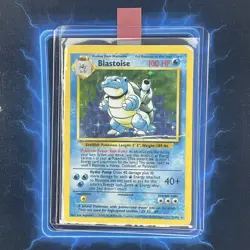 ⭐ Blastoise 2/102 ⭐ Original Holo Rare Base Set Pokemon Card WOTC TCG 1999 - Image 1