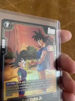 Son Goku Jr. FB08-102 Alternate Art Saiyan's Pride Dragon Ball English Card - Image 2