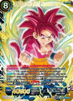 SS4 Son Goku (Mini), Comeback Power BT28-148 SCR Dragon Ball Card Game - Image 1