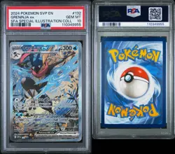 Greninja ex 132 Sv: Scarlet & Violet Promo Cards Holo PSA 10 - Image 3