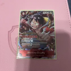 Monkey.D.Luffy (Winner Pack Vol. 5) ST01-012 One Piece Promotion Cards Foil - Image 2