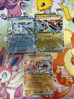 Pokemon Card Lot of 3 Twilight Masquerade Ex’s - Image 2