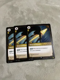 Blast of Power 012/024 OGS proving Grounds English Riftbound Card - Image 1