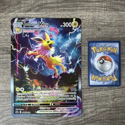 Jolteon VMAX SWSH184 Jumbo Promo Card - Jolteon VMAX Special Collection - Image 1