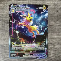 Jolteon VMAX SWSH184 Jumbo Promo Card - Jolteon VMAX Special Collection - Image 2