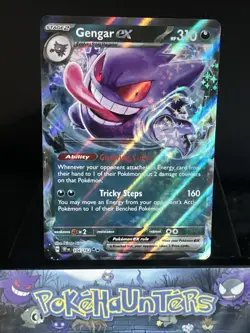 Pokemon Card Gengar ex 104/162 Temporal Forces Double Rare Near Mint - Image 1