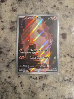 Pokemon TCG Scarlet & Violet Charmander Holo Card 168/165 NM/Mint Condition - Image 1