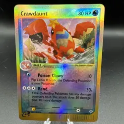 Crawdaunt 13/97 Reverse Holo Rare Pokemon Card 2003 EX Dragon Nintendo LP OG1 - Image 1
