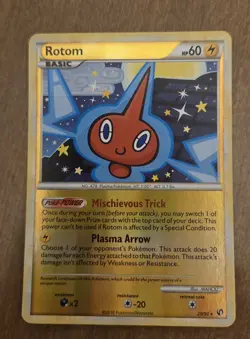 Rotom HGSS Undaunted 20/90 Rare Reverse Holo LP - ungraded Pokemon Card - Image 1