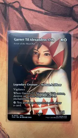MTG Final Fantasy Through The Ages Rare #0024 Garnet Til Alexandros 17th - Image 1