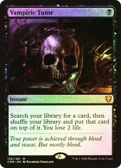 Vampiric Tutor *Foil* - CMR - NM - Magic The Gathering - MTG - Image 1