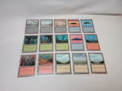 MAGIC THE GATHERING 5TH EDITION BASIC LANDS PARTIAL SET 1997 VTG MTG CARD #440 - Image 3