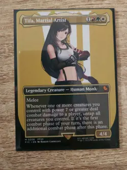Mtg Magic Final Fantasy FFVII Tifa Martial Artist FIC 206 Borderless Eng NM - Image 1