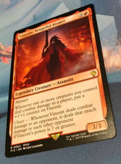 Vincent, Vengeful Atoner - Final Fantasy Commander - Rare - NM (see pics) MTG - Image 3