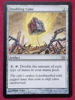 Magic The Gathering FIFTH DAWN DOUBLING CUBE artifact card MTG - Image 1