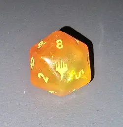 Magic the Gathering Marvel's Spider-Man Dice D20 MTG Orange - Image 2