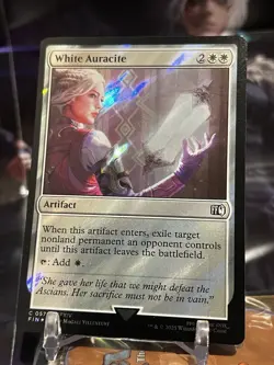 MTG | White Auracite (0579) (⚡Surge Foil⚡) [FINAL FANTASY] - Image 1