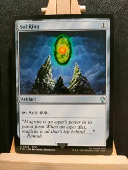 Sol Ring 0356 - Final Fantasy Commander - Uncommon - NM (see pics) MTG - Image 1