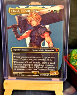 MTG Cloud, Ex-SOLDIER #202 Final Fantasy Commander Showcase NM - Image 1