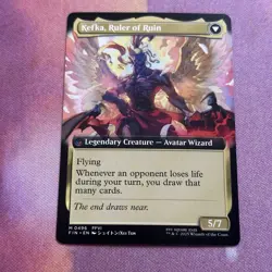 Kefka, Court Mage/Ruler Of Ruin Extended Art, MTG Single, FIN 0496 Mythic NM - Image 2