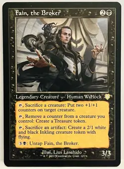 Fain, the Broker (Retro Frame) - #105-The Brothers' War Commander-Regular-NM - Image 1