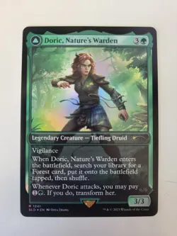 Doric Nature's Warden / Doric Owlbear Avenger Foil Secret L'Air NM ENG MTG - Image 1