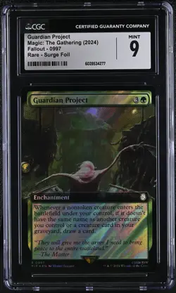 GUARDIAN PROJECT Fallout Surge Foil Ext Art CGC 9 MTG [Nostalgium] - Image 1