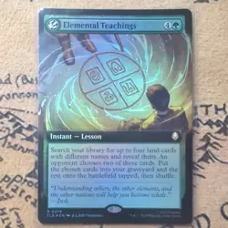 ~ Elemental Teachings (Extended Art) ~ NM Foil ~ MTG: Avatar ~ MTG ~ - Image 1