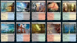 10x ARTIFACT DUAL LANDS - Full set - Modern Horizons - MTG - Magic the Gathering - Image 1
