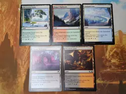 5 ALLIED HEAL LANDS - Dual Lands - MTG - Magic the Gathering - NM - Image 1