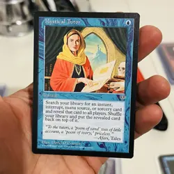 Magic the Gathering - Mystical Tutor Mirage MTG LP - Image 1