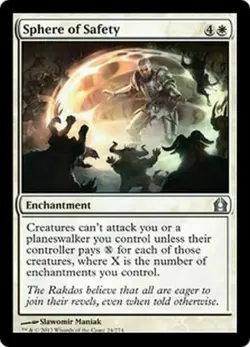 1x SPHERE OF SAFETY - Ravnica/Retro - MTG - Magic the Gathering - Image 1