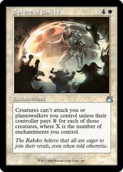1x SPHERE OF SAFETY - Ravnica/Retro - MTG - Magic the Gathering - Image 2