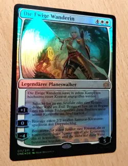 Mtg Magic: # FOIL Die Ewige Wanderin,The Eternal Wanderer, DEUTSCH Planeswalker - Image 1