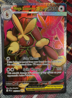 Pokemon TCG Mega Evolution Phantasmal Flames - Mega Lopunny Ex 115/094 Full Art - Image 1