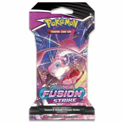 Pokemon TCG: Sword & Shield-Fusion Strike Sleeved Booster Pack - 10 Cards for sale online - Image 3