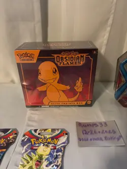 Pokemon TCG Obsidian Flames Elite Trainer Box (ETB) New/Sealed + Large Lot - Image 2