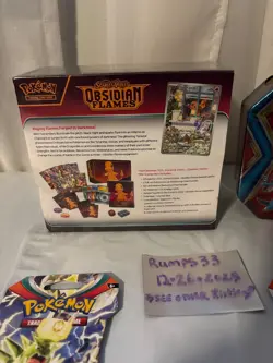 Pokemon TCG Obsidian Flames Elite Trainer Box (ETB) New/Sealed + Large Lot - Image 4