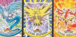 2000 Topps Pokemon TV Animation Series 3 Non-Foil Articuno + Zapdos + Moltres LP - Image 1