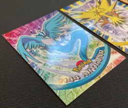 2000 Topps Pokemon TV Animation Series 3 Non-Foil Articuno + Zapdos + Moltres LP - Image 2